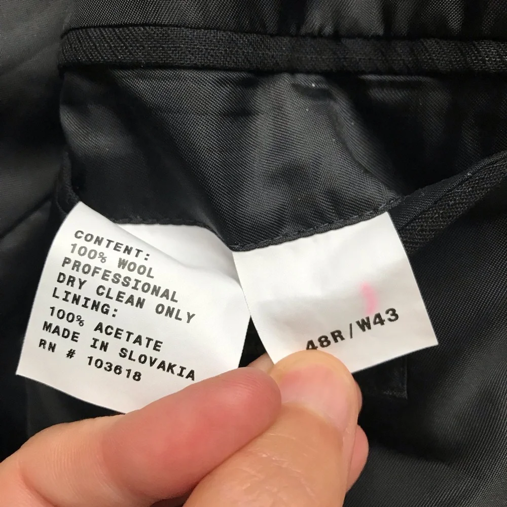 MUROYA by S & K Merino‎ wool jacket / black / 48R